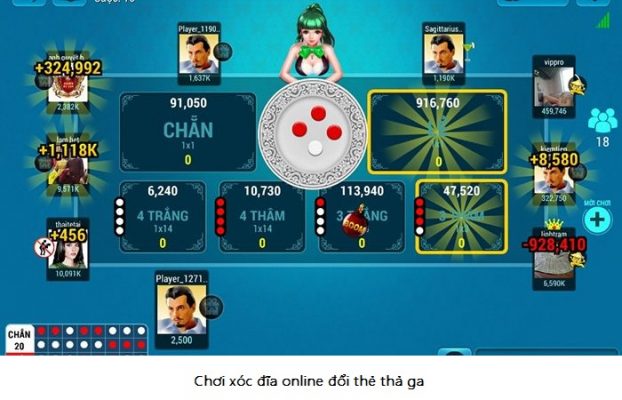 Xóc đĩa đổi thẻ - Game xóc đĩa online hot nhất hè 2021